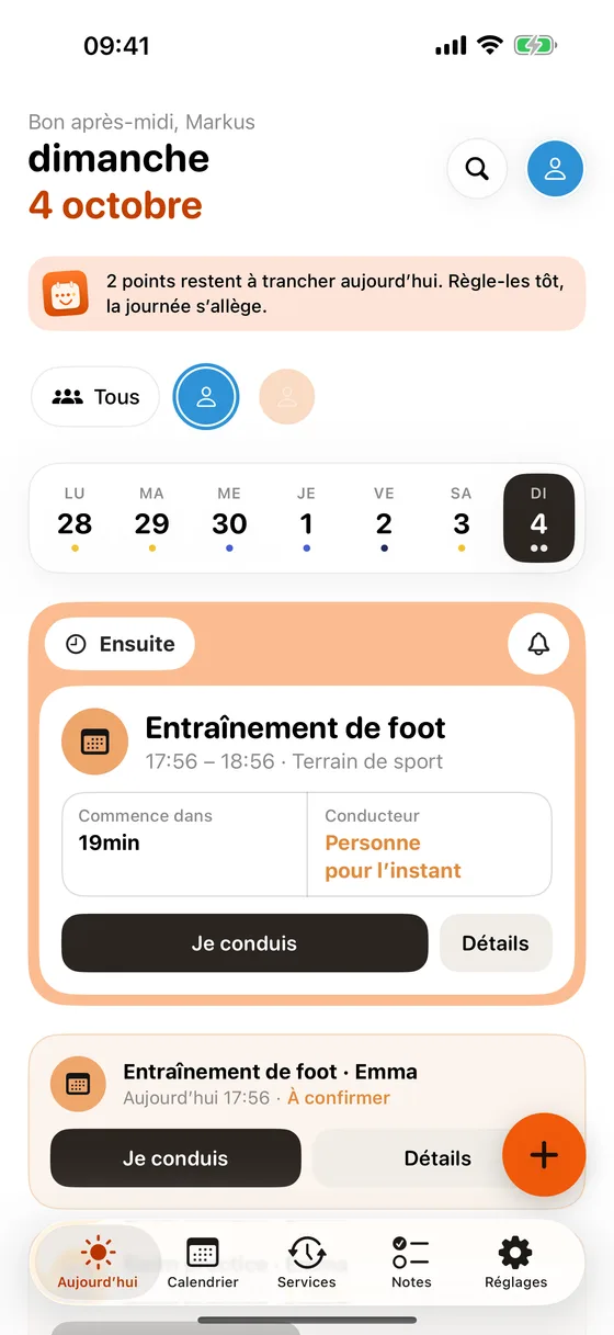 Vue Aujourd’hui de Famalio