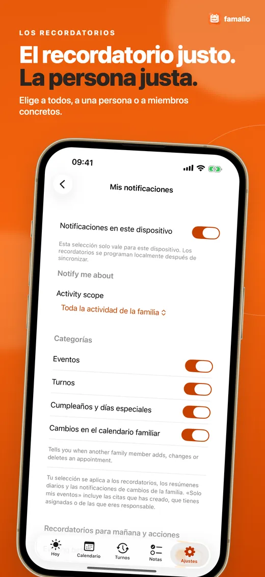Pantalla de Famalio 6