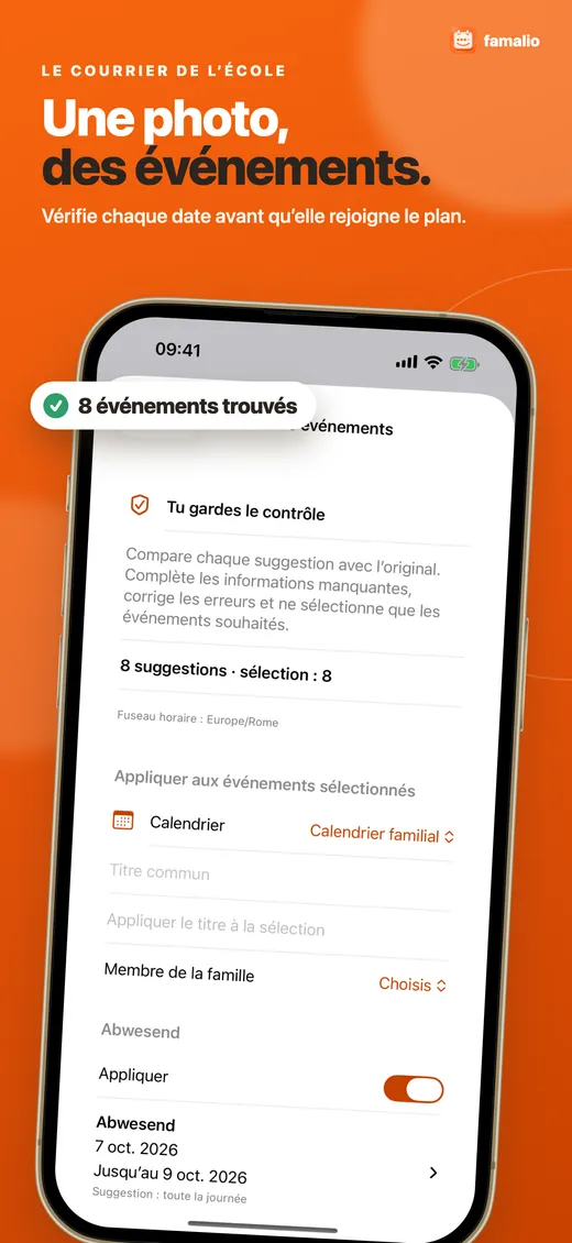 Écran Famalio 4