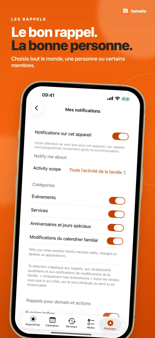 Écran Famalio 6